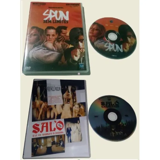 Dvds Saló - 120 Dias De Sodoma/ Spun - Sem Limites