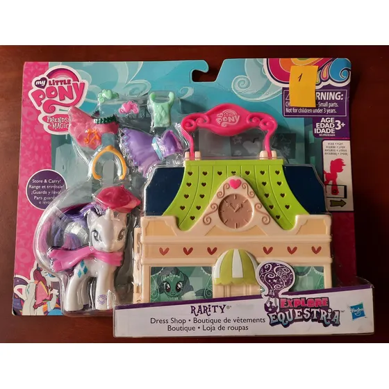 My Little Pony Set Nuevo Dress Shop Con Rarity G4 Hasbro #1