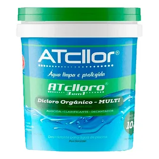 Produto Atcllor Multiação 3 Em 1 Atclloro Piscinas Balde 10k Produto Atcllor Multiação 3 Em 1 Atclloro Piscinas Balde 10k