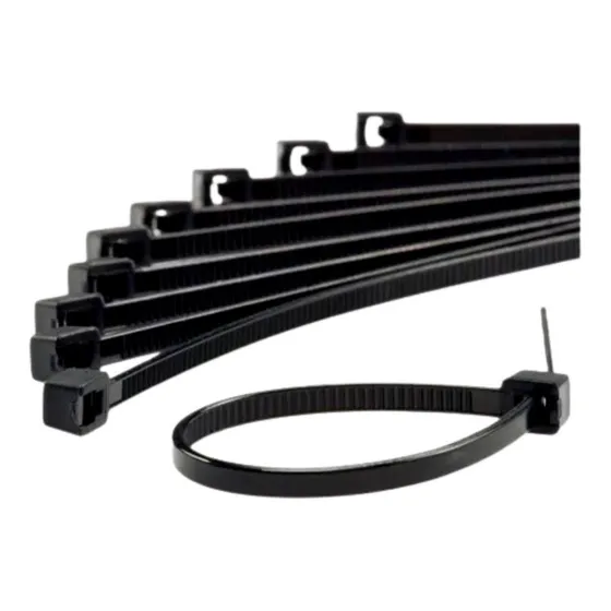 Lacre Enforca Gato Grande 4,8mm X 400mm Prendedor Nylon Cor Preto Forceline 0600500017