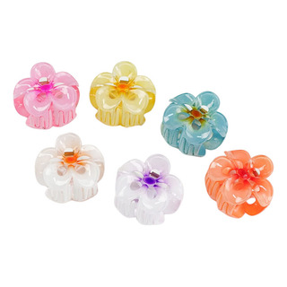 Kit 10un Presilha De Cabelo J&e Flowers Cores Variadas Kit 10un Presilha De Cabelo J&e Flowers Cores Variadas