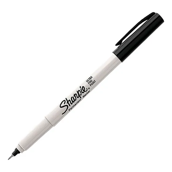 Marcador Sharpie Ultra Fino Negro X2 Un