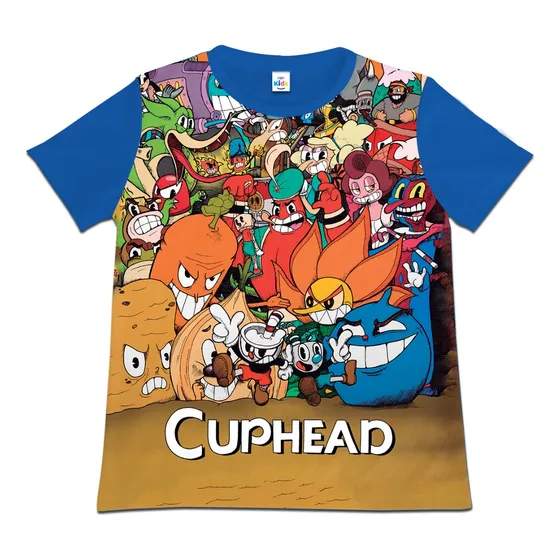 Franela Camisa Niño Cuphead En Poliester