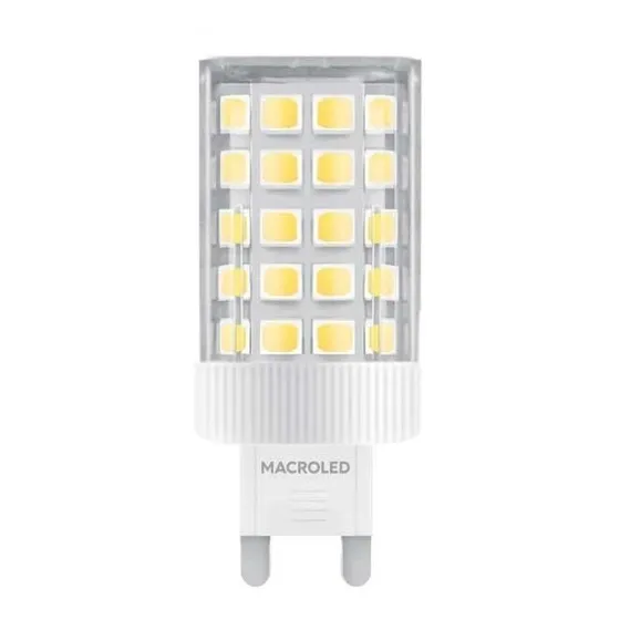 5 Lampara Bipin Led G9 Macroled 9w  Luz Calida