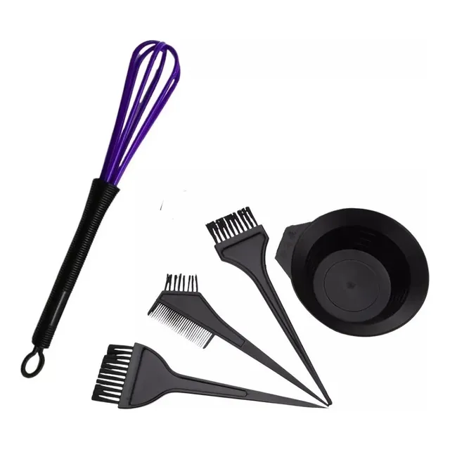 Kit Batidor Tintura + Set Aplicación Pocillo Brochas