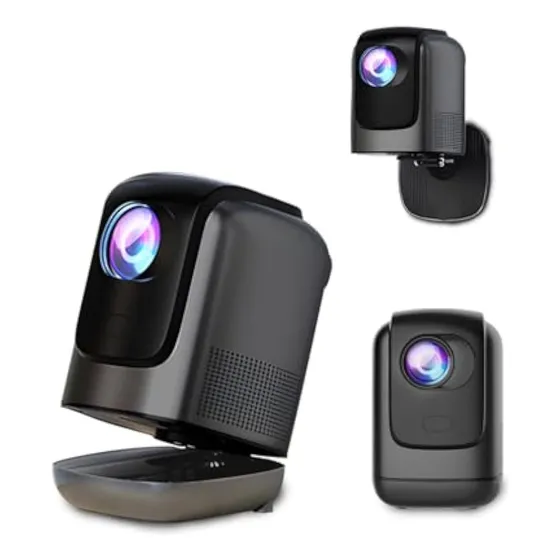 Unitedtime Proyector Integrado De 180° Plegable