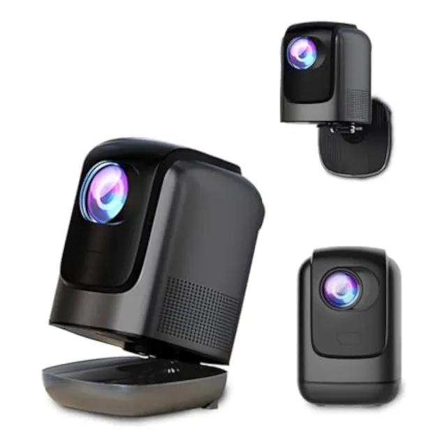 Unitedtime Proyector Integrado De 180° Plegable