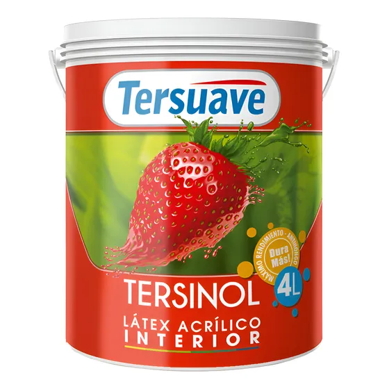 Pintura Latex Acrilico Interior Bco Tersinol X 4 Lt Tersuave