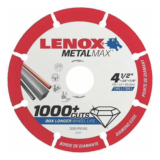 Disco De Diamante Para Metal Lenox 1972921 Lenox