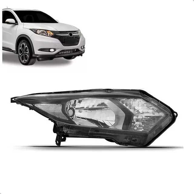 Farol Hrv 2015 2016 2017 2018 Eletrico Com Motor Sem Led