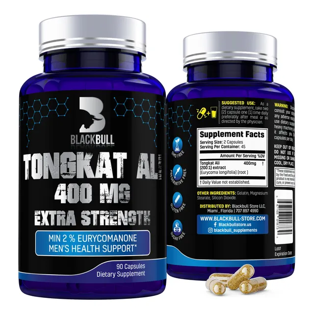 Blackbull Tongkat Ali Eeuu Maxima Concentracion Vigorizante