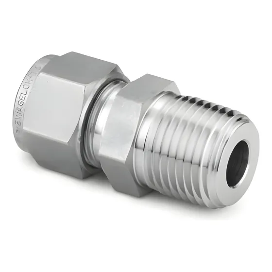 Conector Macho Inox 316 Dupla Anilha 1/2 Od X 1/2 Npt 6.500