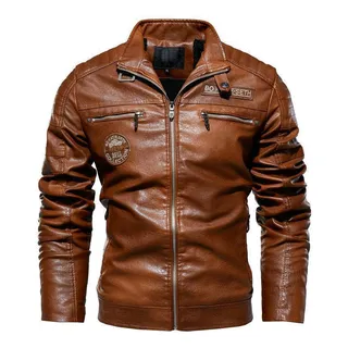 Jaqueta De Couro Masculina Cross-border Plus Size, Outono E Jaqueta De Couro Masculina Cross-border Plus Size, Outono E