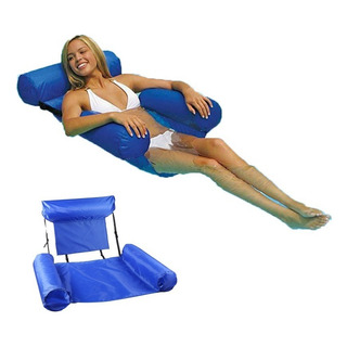 Tumbona Inflable Plegable Para El Agua Cama Silla Flotador Tumbona Inflable Plegable Para El Agua Cama Silla Flotador