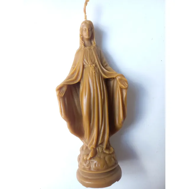 Vela Cera De Abejas Artesanal 14cm X 6cm
