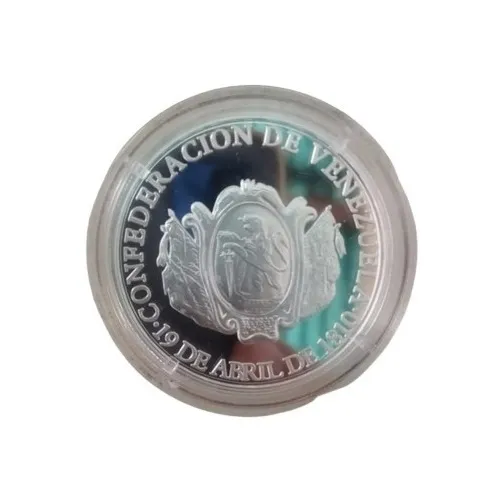 Moneda 200 Bolívares Bicentenario Del 19 De Abril 1810 Plata