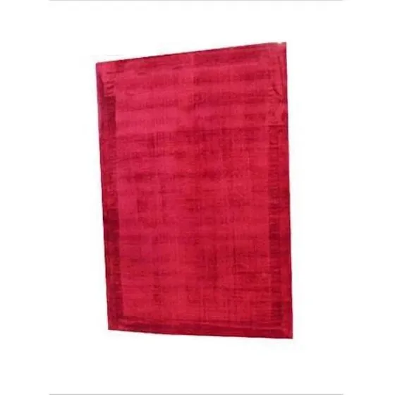 Alfombra De Area Color Rojo 120 X 170 Cm - *