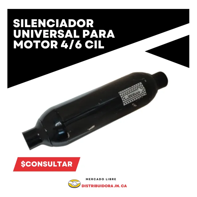 Silenciador Universal Para 4/6 Cil - Ford/chery/chevrolet