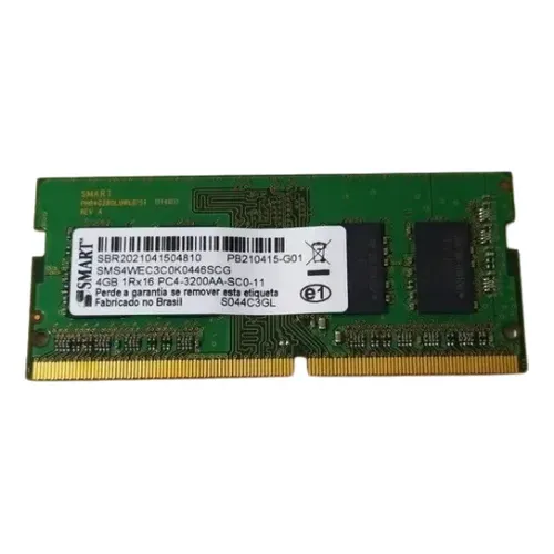 Memória RAM DDR4 8GB 2.4GHz SODIMM Micron para Notebooks