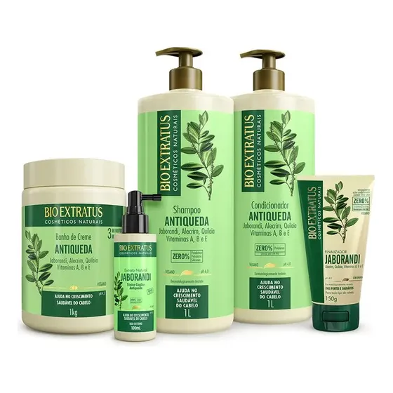 Kit Bio Extratus Jaborandi Antiqueda 3250ml Creme