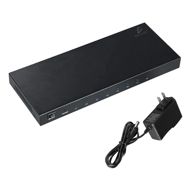 Splitter Hdmi 4k 30hz Divisor Señal Amplificador Tv Monitor