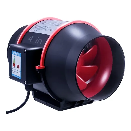 Potente Extractor De Aire Silencioso Extractor De Humo 4in