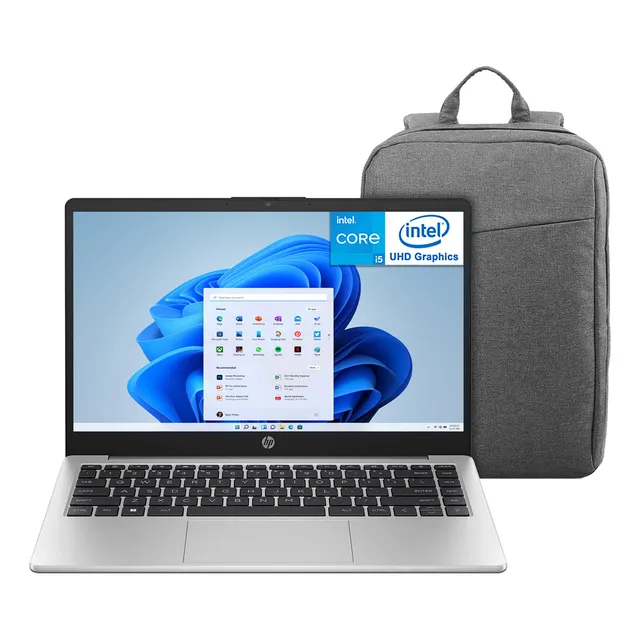 Laptop HP 240 Intel Core i5 24GB RAM 512GB SSD Windows 11 Home Mochila