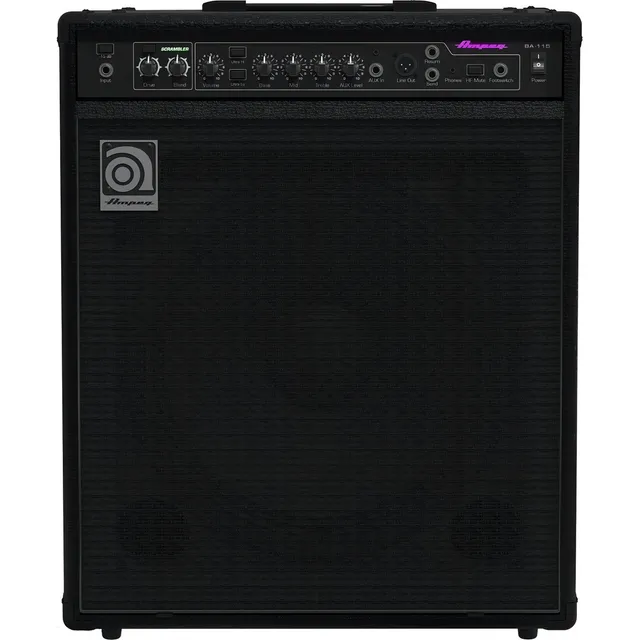Amplificador Para Bajo Ampeg Ba115 V2 De 150 Watts Overdrive Color Negro