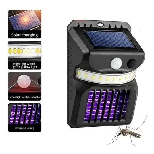Lámpara Solar Mata Mosquitos Mi 2 en 1 LED Exterior Resist