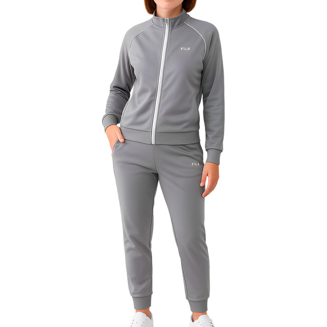 Agasalho Feminino Fila Basic Sports Tape Ii Jaqueta + Calça Agasalho Feminino Fila Basic Sports Tape Ii Jaqueta + Calça