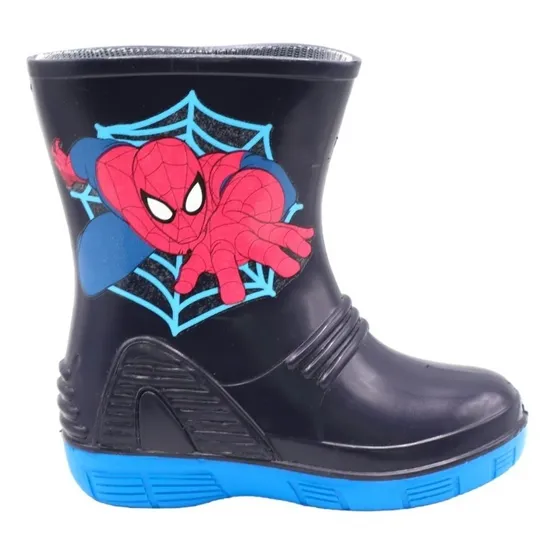 Bota Lluvia Niña Niño Bubble Gummer Walter Spider Man