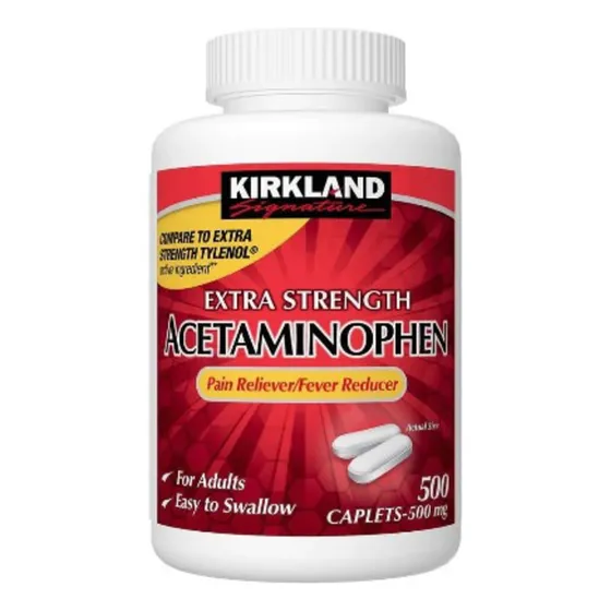 Acetaminofén Kirkland 500 Mg 500 Tabletas AnaLGésico
