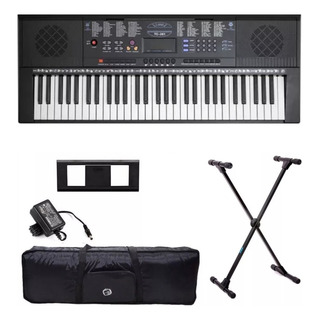 Kit Teclado Spring Tc-261 Com Suporte Capa E Fonte Kit Teclado Spring Tc-261 Com Suporte Capa E Fonte