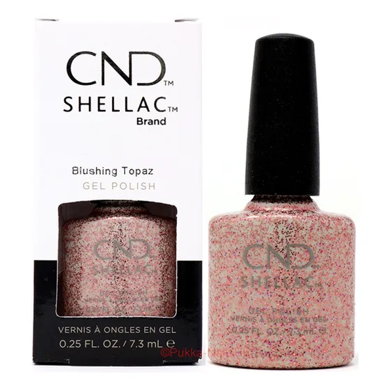 Esmalte De Uñas Cnd Shellac Blushing Topaz 7.3 Ml