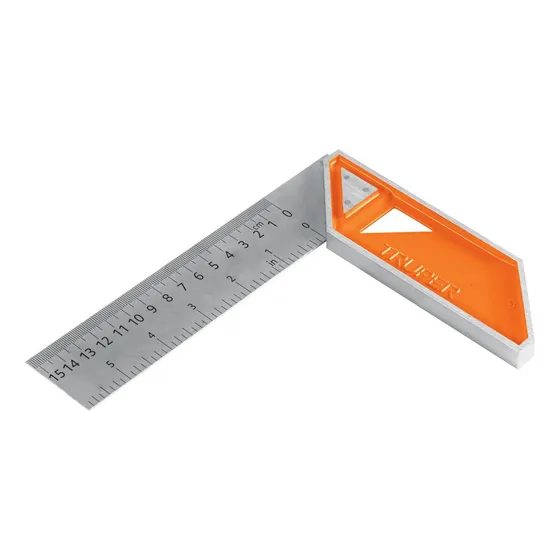 Escuadra Para Carpintero Mango De Aluminio 6 Truper 14370