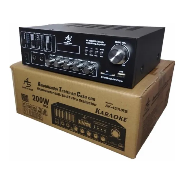 Amplificador Américan Sound Ak450urb Bluetooth Nuevo