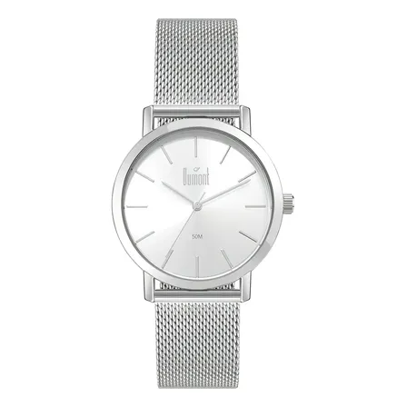 Relógio Dumont Masculino Traveller Prata - Du2035mow/4k Prata
