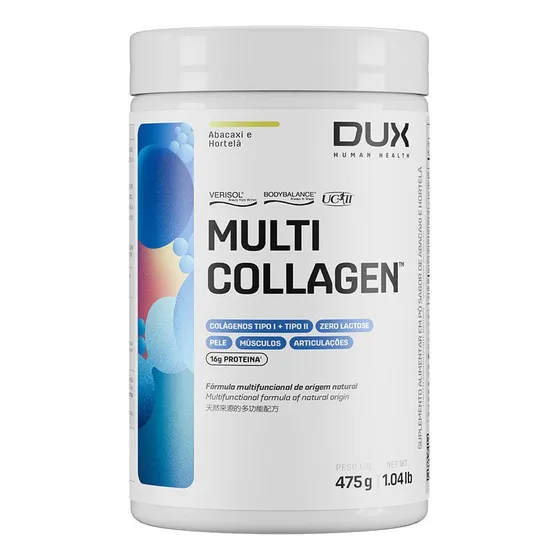 Multi Collagen (475g) - Dux Nutrition Sabor Frutas vermelhas