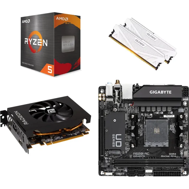 Combo Procesador Amd Board Mini Itx Ram 16gb Tarjeta Grafica