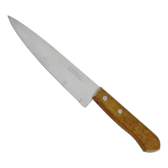 Cuchillo para pescado Tramontina 22902/006 de acero inoxidable, color marrón claro