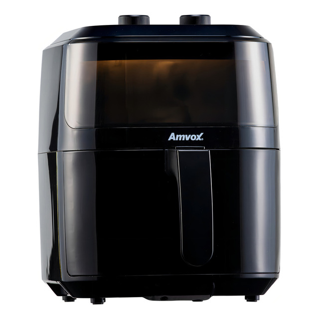 Fritadeira Elétrica A Ar Air Fryer Turbo Cyclo 5 Litros Amvox Arf 1250 1400w Com Timer E V...