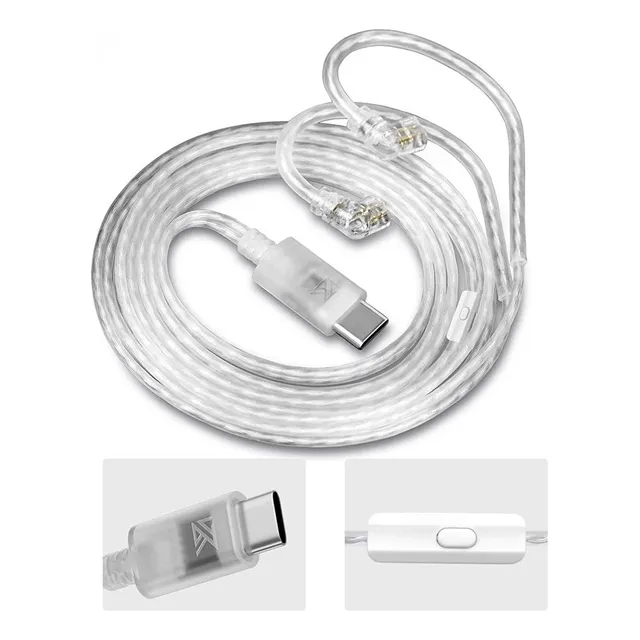 Cable Kz Usb-c Zsn/zs10 Pro/edx Pro/zsx/zvx/castor Micrófono