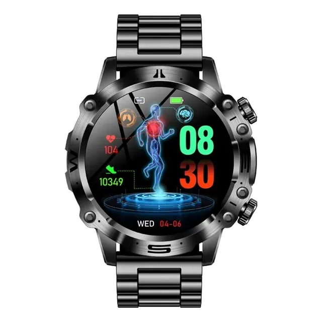 Reloj Inteligente Glucosa Smartwatch Medidor De Azúcar Salud