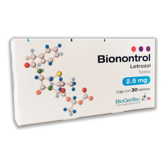 Bionontrol 2.5 Mg Tabs 30 2.5mg Caja Con 30 Tabletas