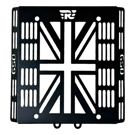 Grade Do Radiador Dxt P/royal Enfield 650 Interceptor/ Gt Preto