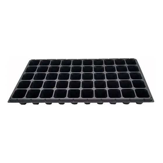 Semillero De Plástico Resistente De 50 Cavidades + Sustrato