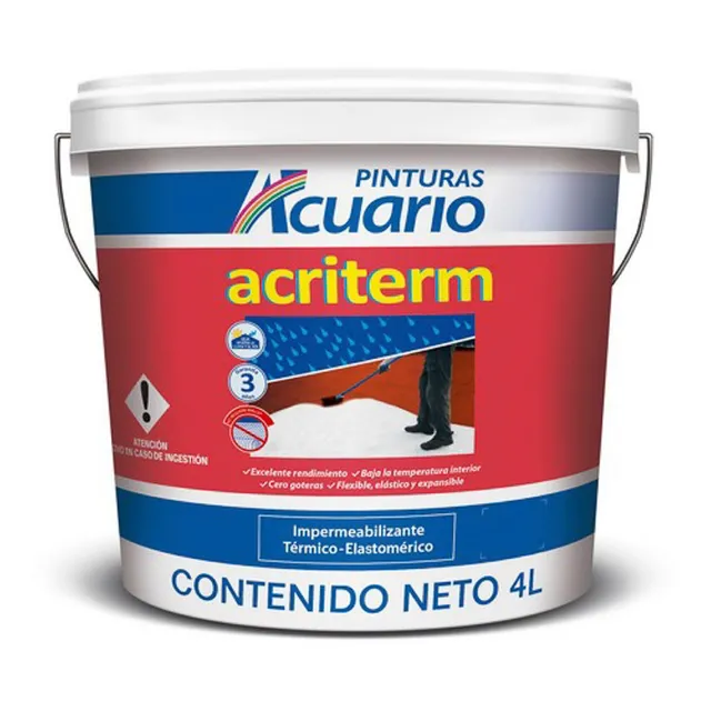 Impermeabilizante 3 Años 3.8 Lt Rojo Terrac Acuario Im76140