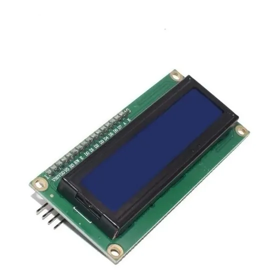 Display Lcd 16x2 Interface I2c Hd44780 Arduino Fondo Azul 