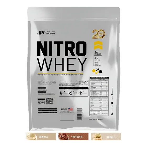 Nitro Whey 5kg UN Proteína Whey | Cuotas sin interés