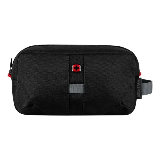 Necesser De Viaje Toiletry Kit Color Negro, Wenger Color Negro Diseño de la tela Lisa